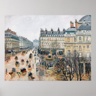 Affiche Pissarro - Carré de théâtre français, Paris,
