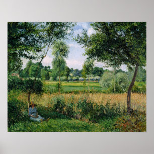 Affiche Pissarro - Effet de soleil matinal Eragny