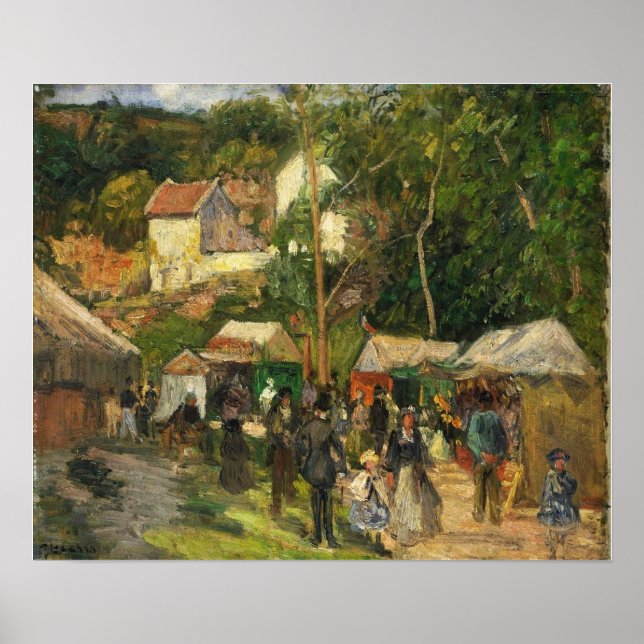 Affiche Pissarro - Festival À L'Hermitage 1876 (Devant)