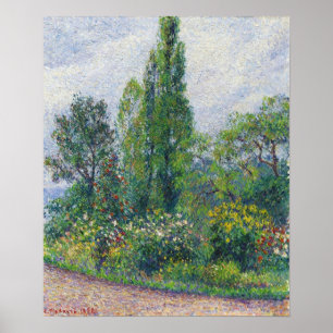 Affiche Pissarro - Jardin D'Octave Mirbeau À Damps (Eure