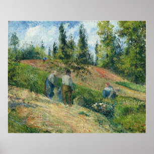 Affiche Pissarro - La Moisson Pontoise 1880