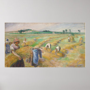 Affiche Pissarro - La Récolte