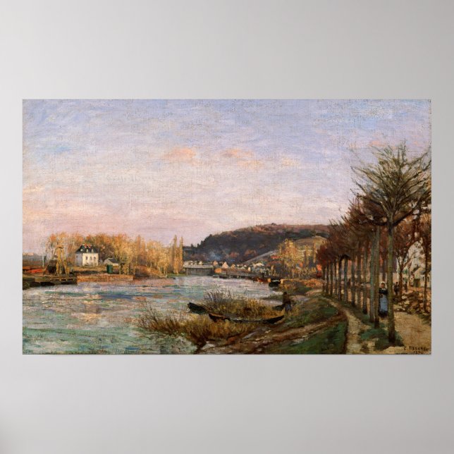 Affiche Pissarro - La Seine À Bougival (Devant)
