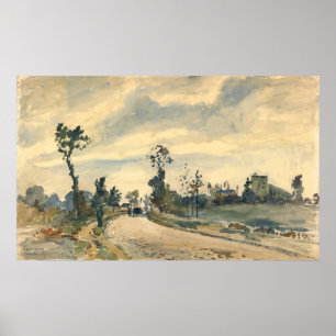 Affiche Pissarro - Louveciennes Route De Saint-Germain