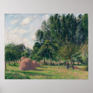 Affiche Pissarro - Meules Matin Eragny 1899
