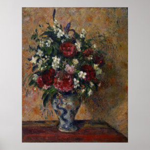 Affiche Pissarro - Nature morte avec pivoines et oranger d