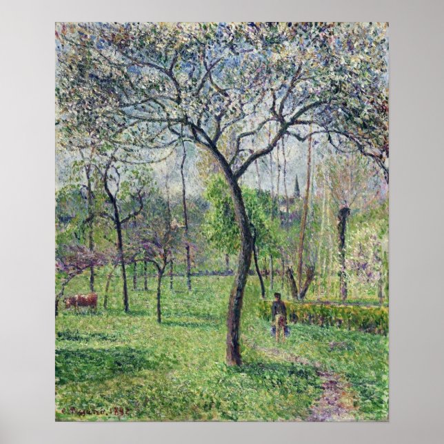 Affiche Pissarro - Orchard 1892 (Devant)