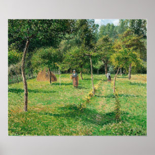 Affiche Pissarro - Orchard À Eragny 1896