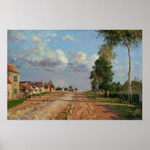 Affiche Pissarro - Route De Versailles Rocquencourt