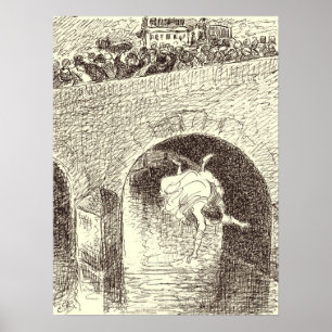 Affiche Pissarro - Suicide D'Une Femme Abandonnée