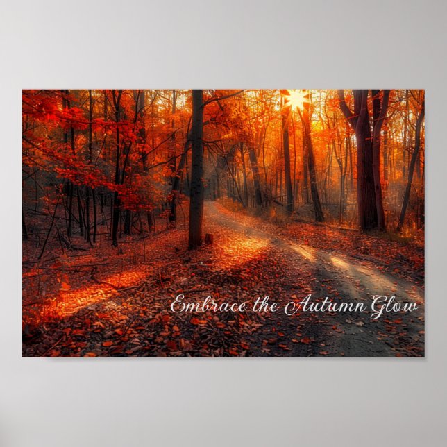 Affiche Piste d'automne enchantée (Devant)