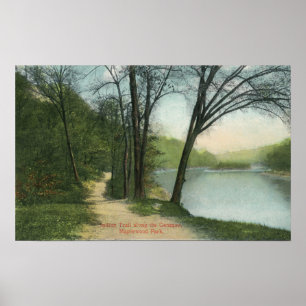 Affiche Piste indienne de parc de Maplewood