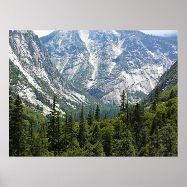 Affiche Piste Mist Falls, parc national King's Canyon, CA (Devant)