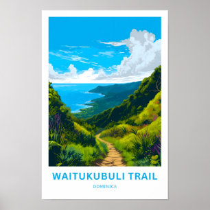 Affiche Piste Waitukubuli Dominica Imprimer