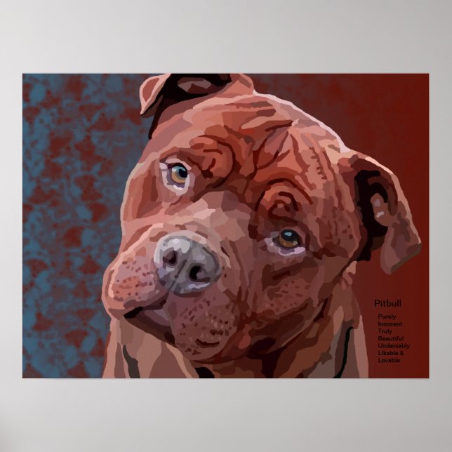 Affiche Pitbull "Benz" des clôtures pour l'affiche Fido (Devant)