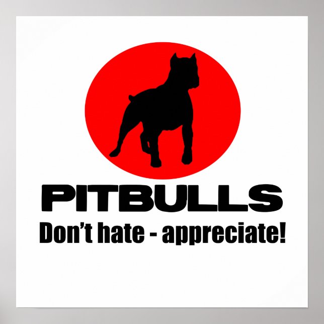 Affiche Pitbulls - Ne pas haïr, Apprécier l'affiche Imprim (Devant)