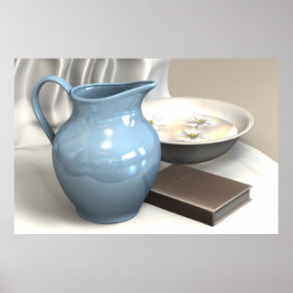 Affiche Pitcher et bassin