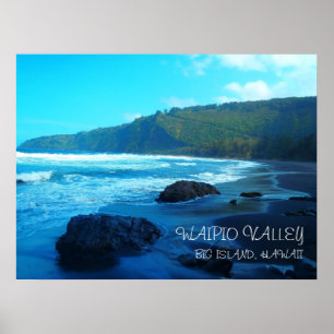 Affiche pittoresque de Waipio Valley Big Island Ha