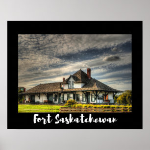 Affiche Pittoresque Fort Saskatchewan