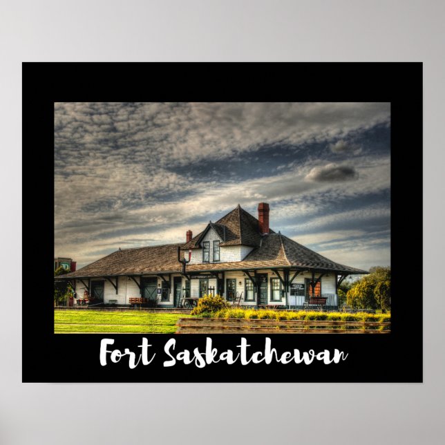 Affiche Pittoresque Fort Saskatchewan (Devant)