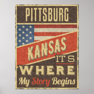 Affiche Pittsburg Kansas