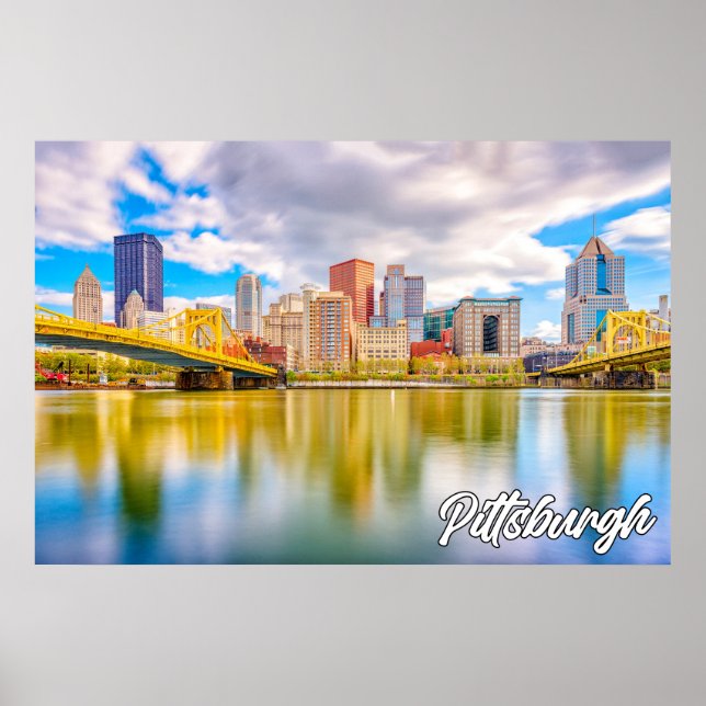 Affiche Pittsburgh, Pennsylvanie, USA (Devant)