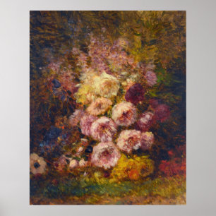 Affiche pivoines - Félix Ziem