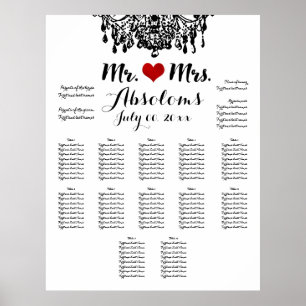 Affiche PixDezines DIYColor/Lustre/Plan de table