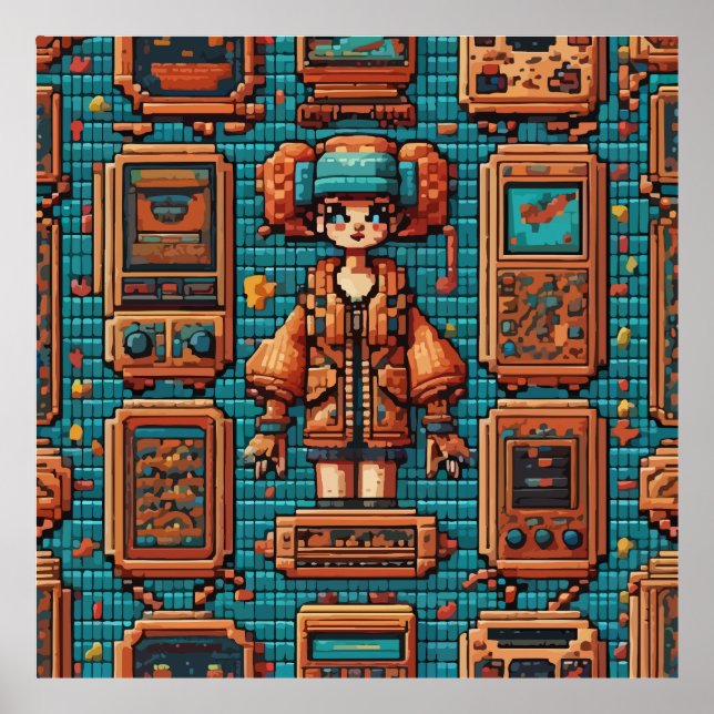 Affiche Pixel (Devant)