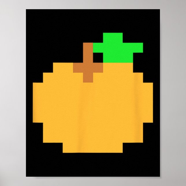 Affiche Pixel 8 bits Arcade Video Jeu Correspondant Costum (Devant)