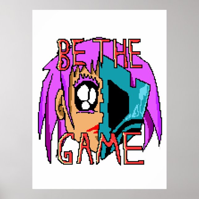 Affiche Pixel Rebel Zoe - 8-Bit Character Art (Devant)