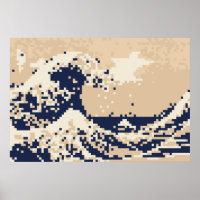 Pixel Tsunami 8 bits Pixel Art