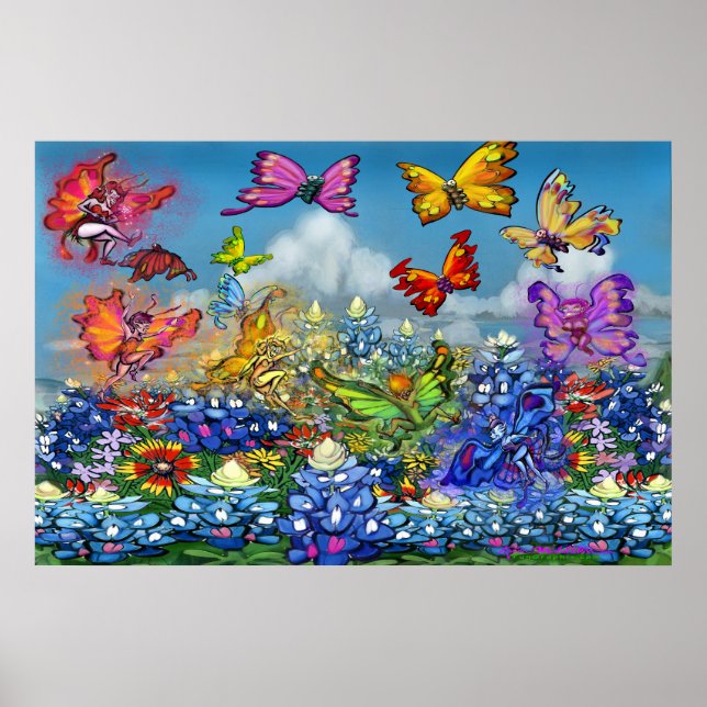 Affiche Pixie fleur sauvage grande partie (Devant)