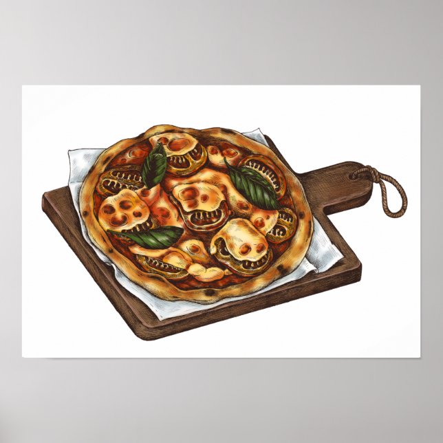 Affiche Pizza (Devant)