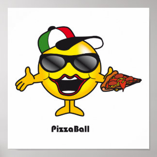 Affiche Pizza Ball