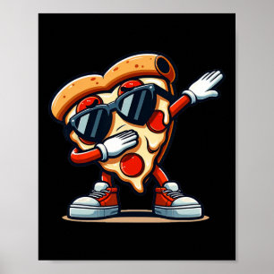 Affiche Pizza Dabbing Pizza Dancing Pizza Amour Anniversai