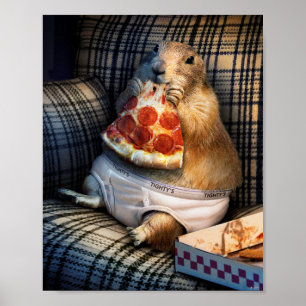 Affiche Pizza de chien des Prairies