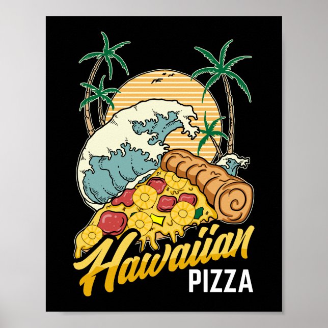 Affiche Pizza hawaïenne (Devant)
