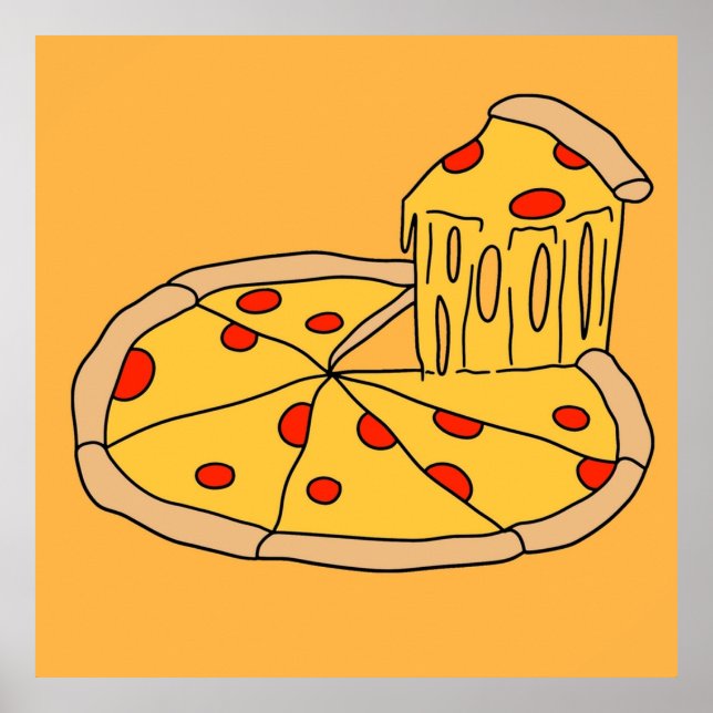 Affiche Pizza Melty Pie (Devant)