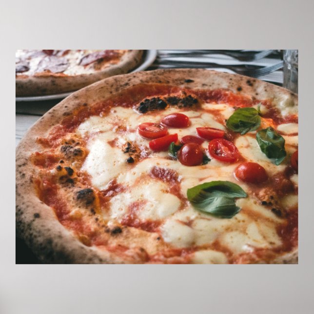 Affiche Pizza napoletana italienne (Devant)