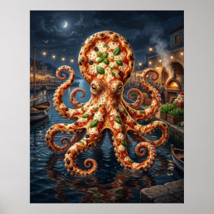 Affiche Pizza Octopus Havre