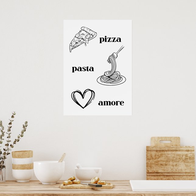 Affiche Pizza Pasta & Amore (Cuisine)