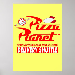 Affiche Pizza Planet
