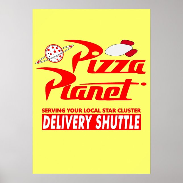 Affiche Pizza Planet (Devant)