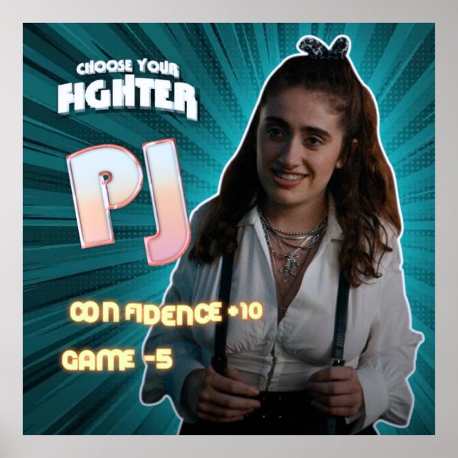 Affiche PJ | Caractère de film inférieur | Gay sans talent (Devant)