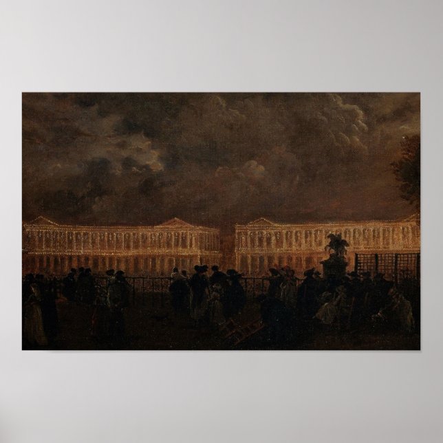 Affiche Place de la Concorde, 1781 (Devant)