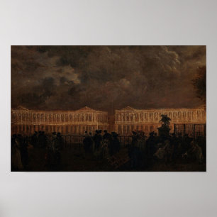 Affiche Place de la Concorde, 1781