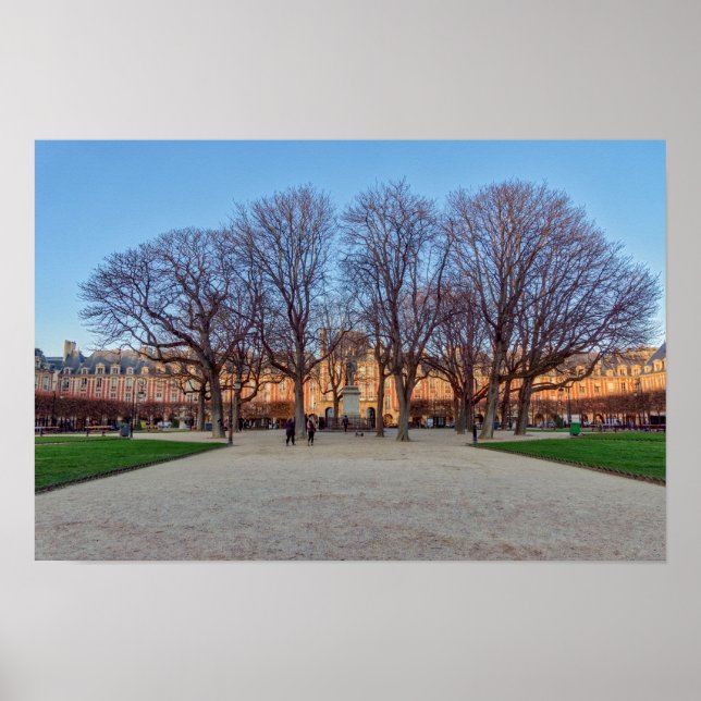 Affiche Place des Vosges à Paris - France (Devant)