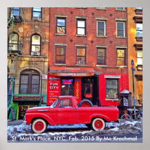 Affiche Place Saint-Marc, New York février 2015
