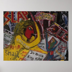 AFFICHE PLACER LA BANDE DE MÉLANGE